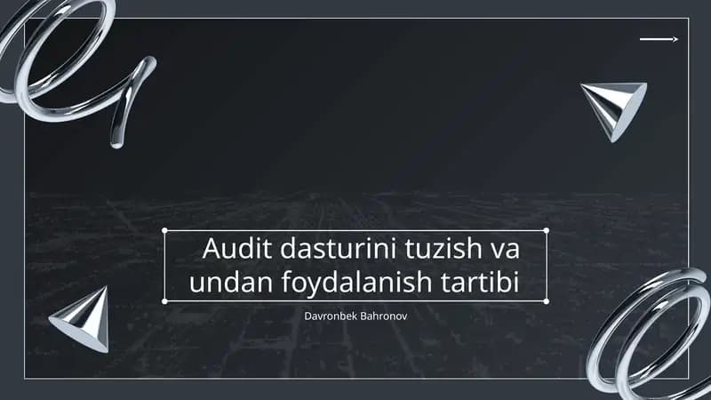 Audit Dasturi
