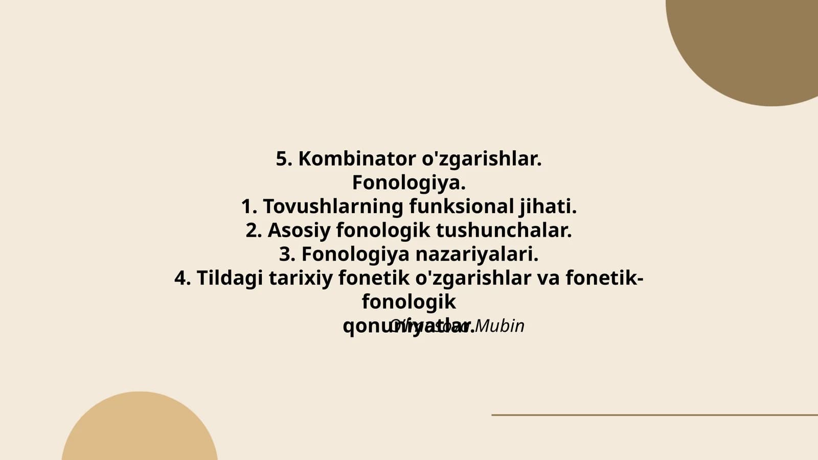 Kombinator o'zgarishlar
