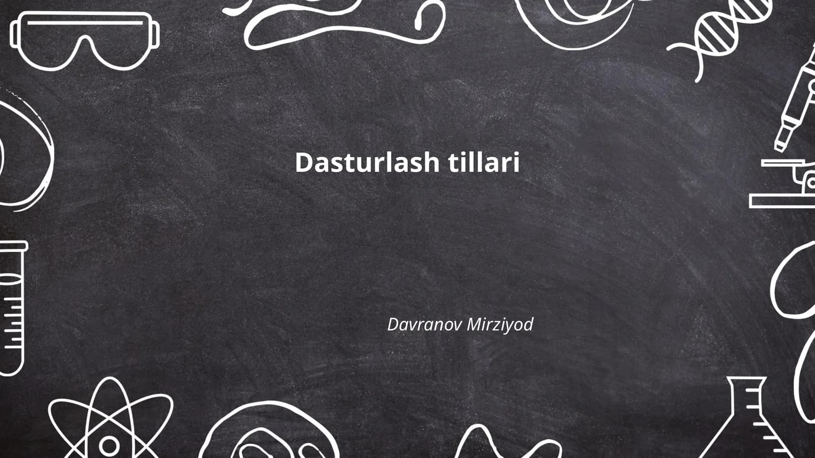 Dasturlash tillari