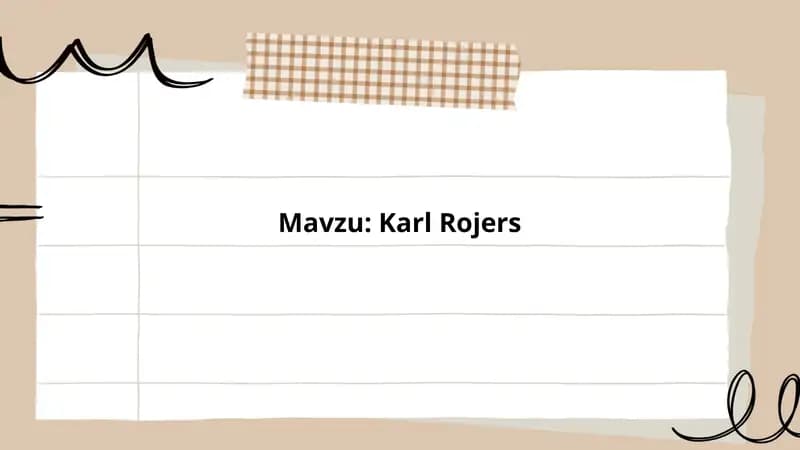 Karl Rojers