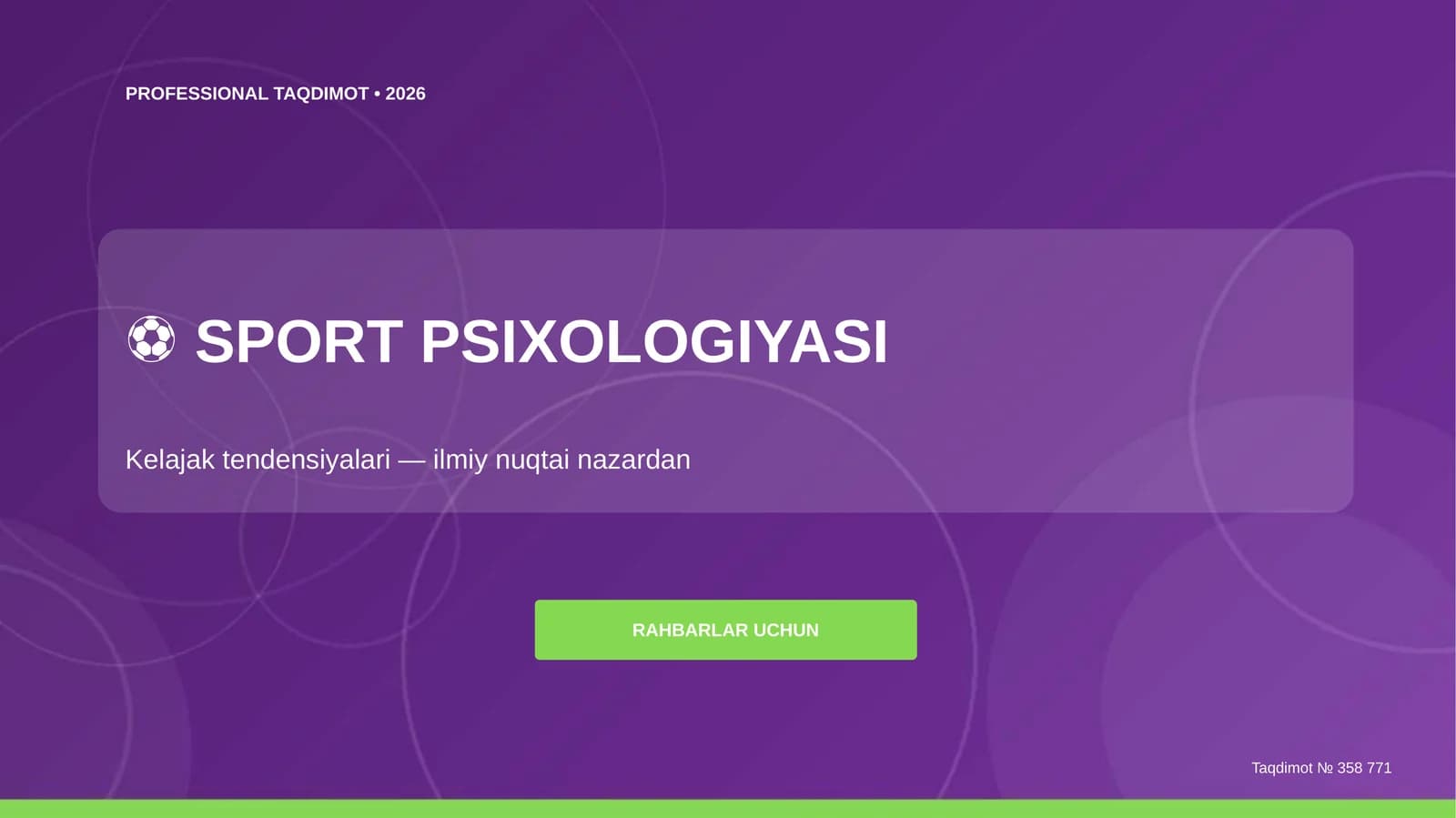 SPORT PSIXOLOGIYASI
