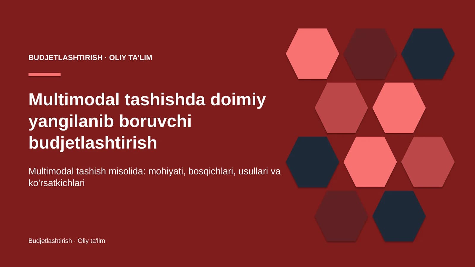 multimodal tashishda doimiy yangilanib boruvchi budjetlashtirish 3072