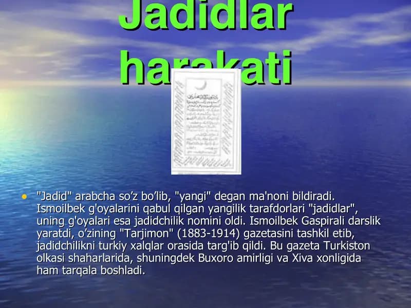 Jadidlarharakati