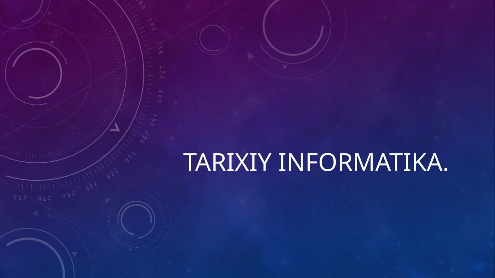 Tarixiy informatika