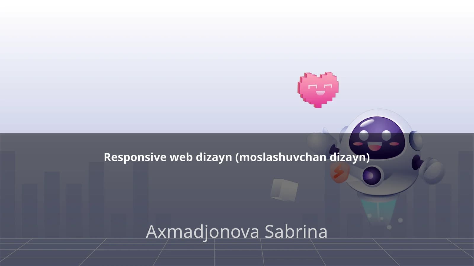 Responsive web dizayn (moslashuvchan dizayn)