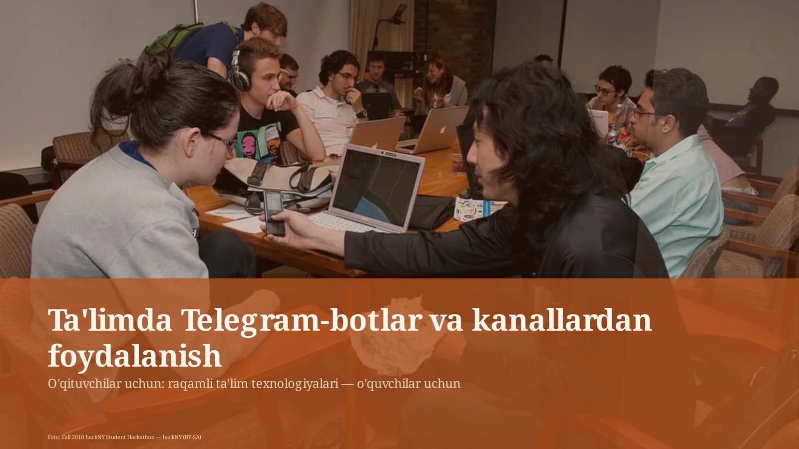 Ta'limda Telegram-botlar va kanallardan foydalanish