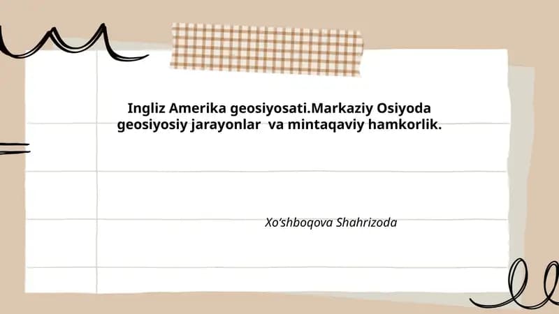Ingliz Amerika geosiyosati