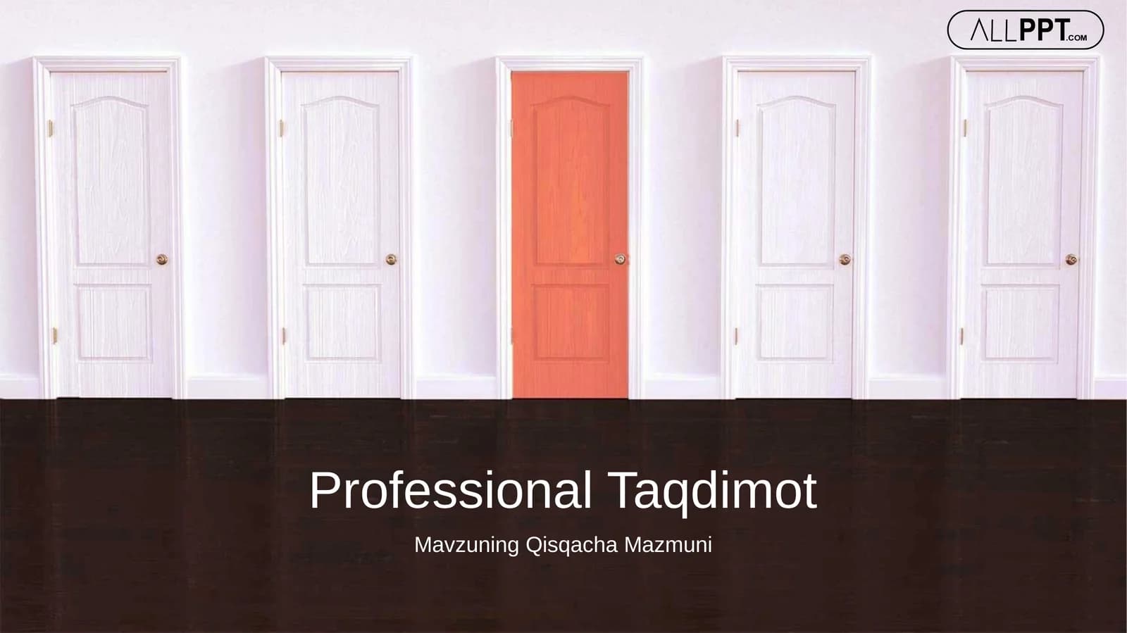 Yopiq Qizil Eshik va Yangi Imkoniyatlar Taqdimoti (48 Slayd)