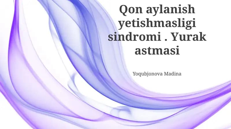 Yurak Astmasi