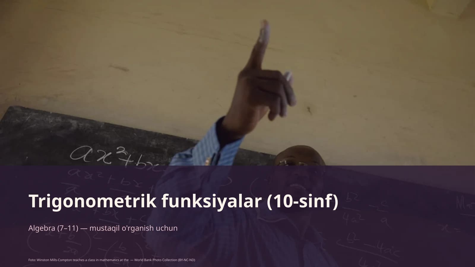 Trigonometrik funksiyalar (10-sinf)