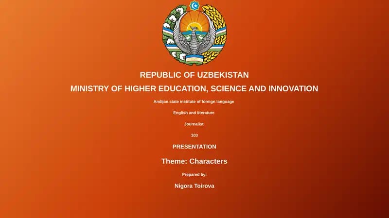 Characters