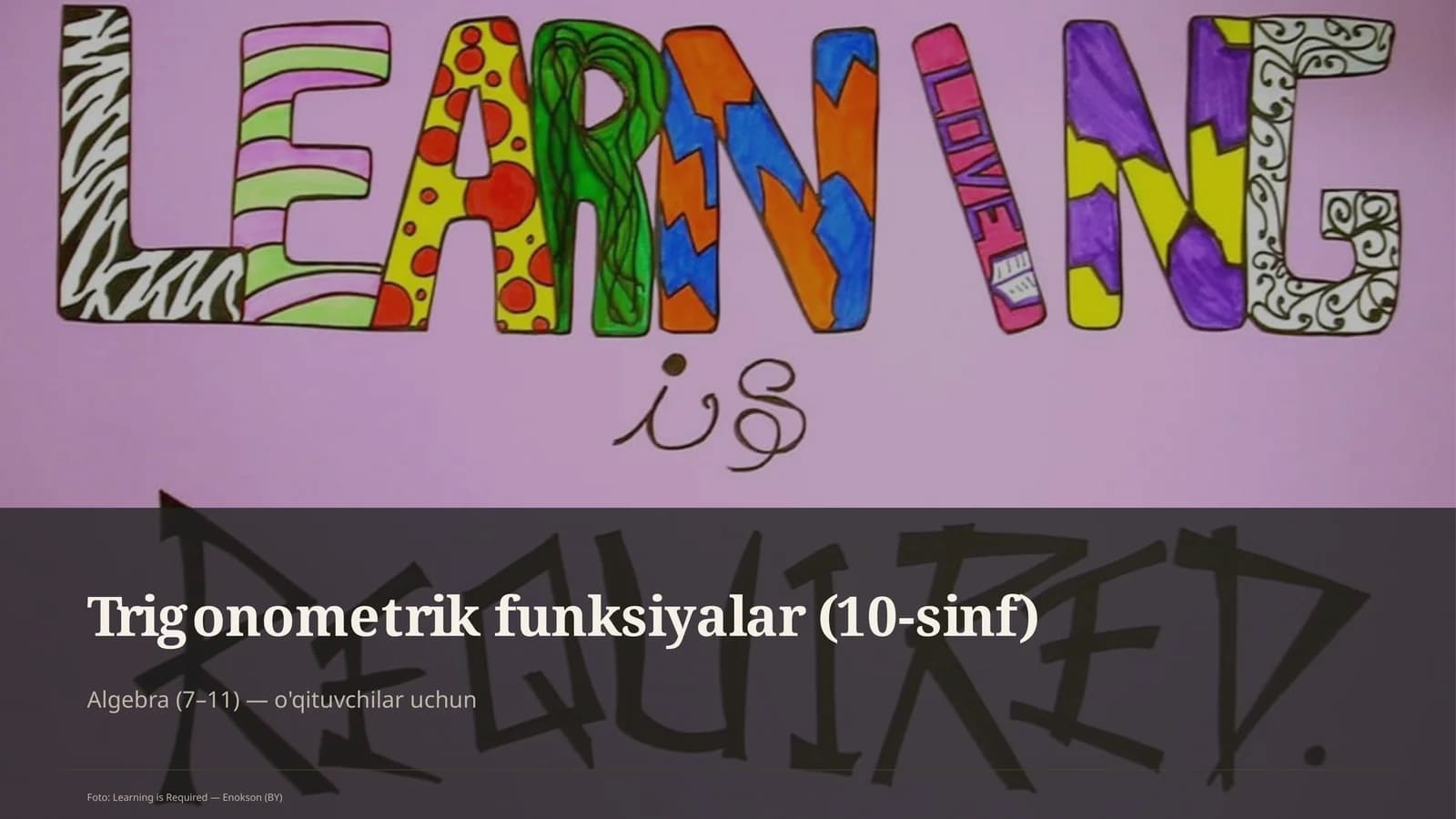 Trigonometrik funksiyalar (10-sinf)