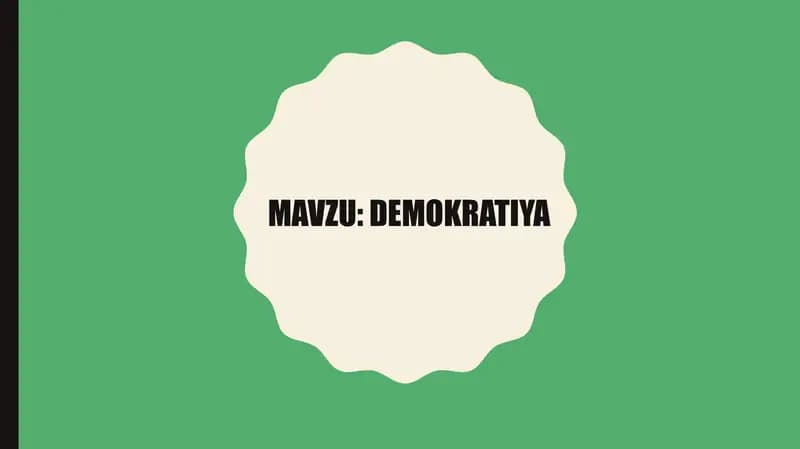 DEMOKRATIYA
