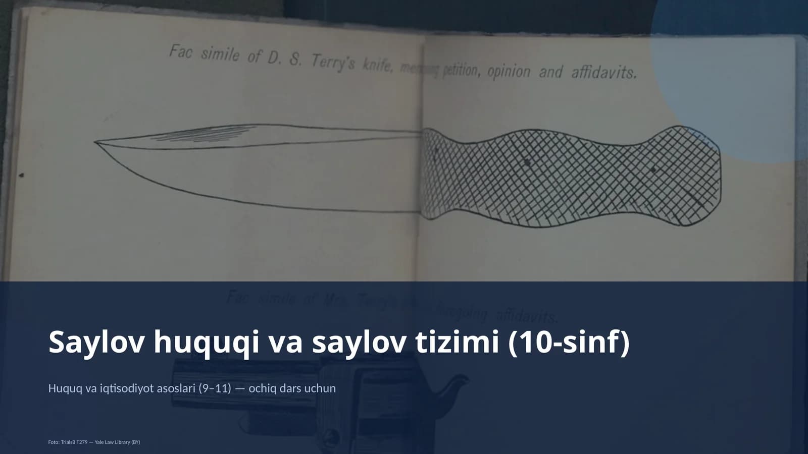 Saylov huquqi va saylov tizimi (10-sinf)