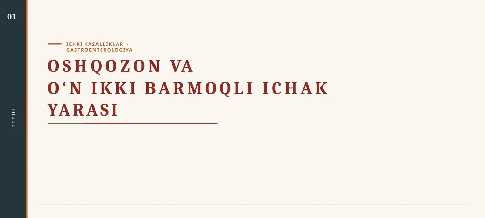oshqozon va ichak yarasi