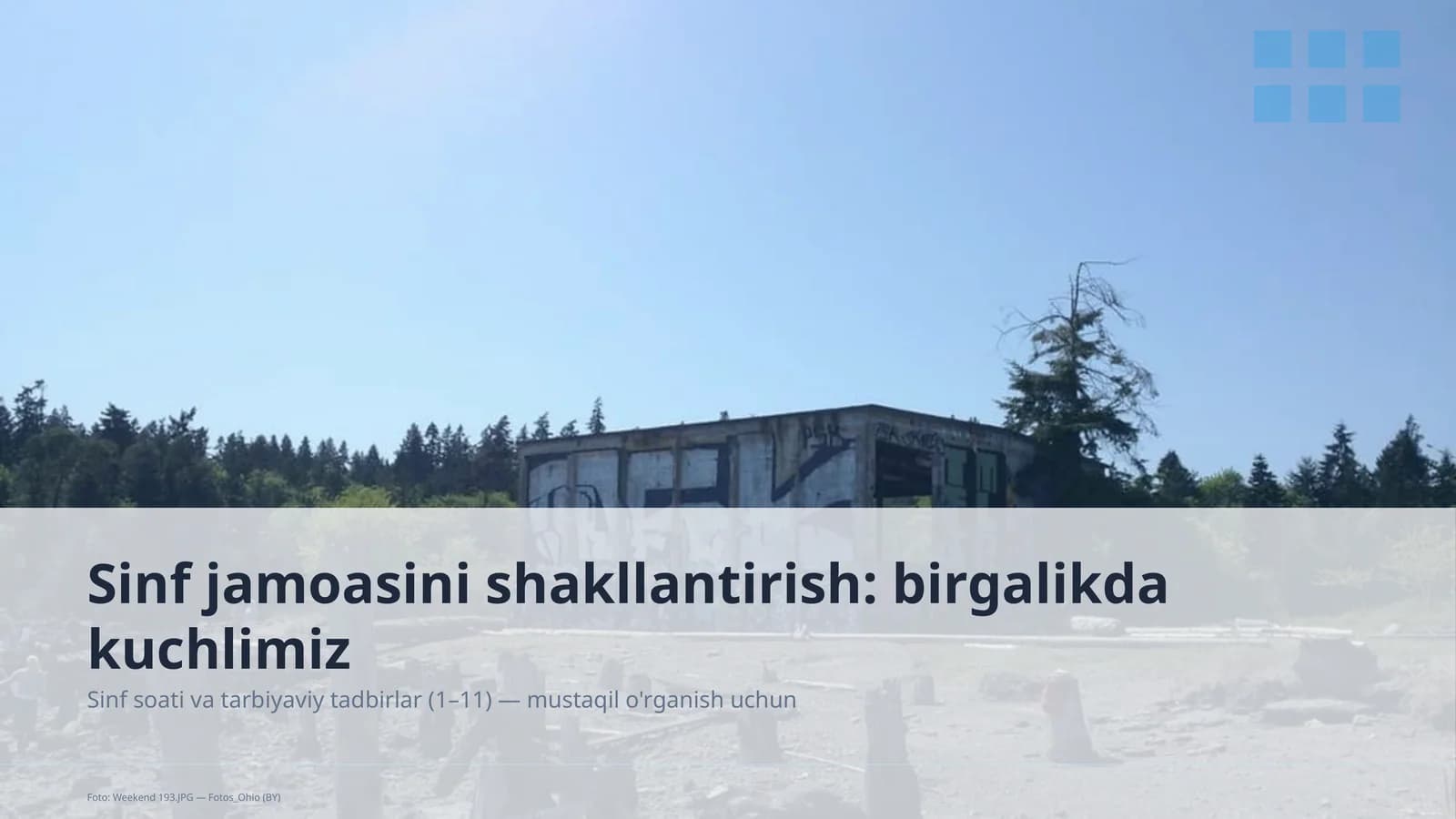 Sinf jamoasini shakllantirish: birgalikda kuchlimiz