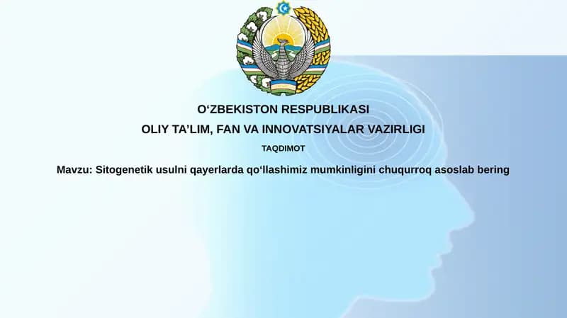 Sitogenetik Usullar