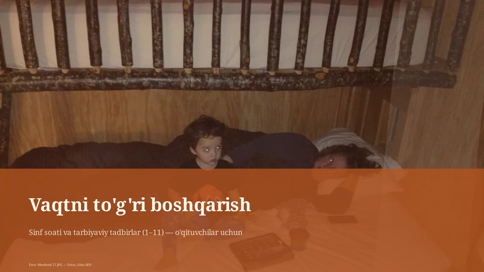 Vaqtni to'g'ri boshqarish