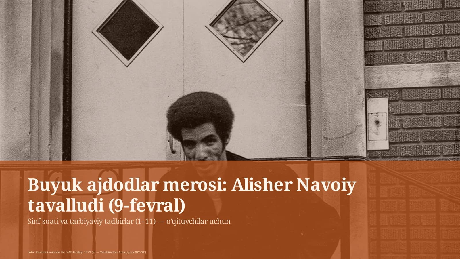 Sinf soati va tarbiyaviy tadbirlar (1–11) — o'qituvchilar uchun