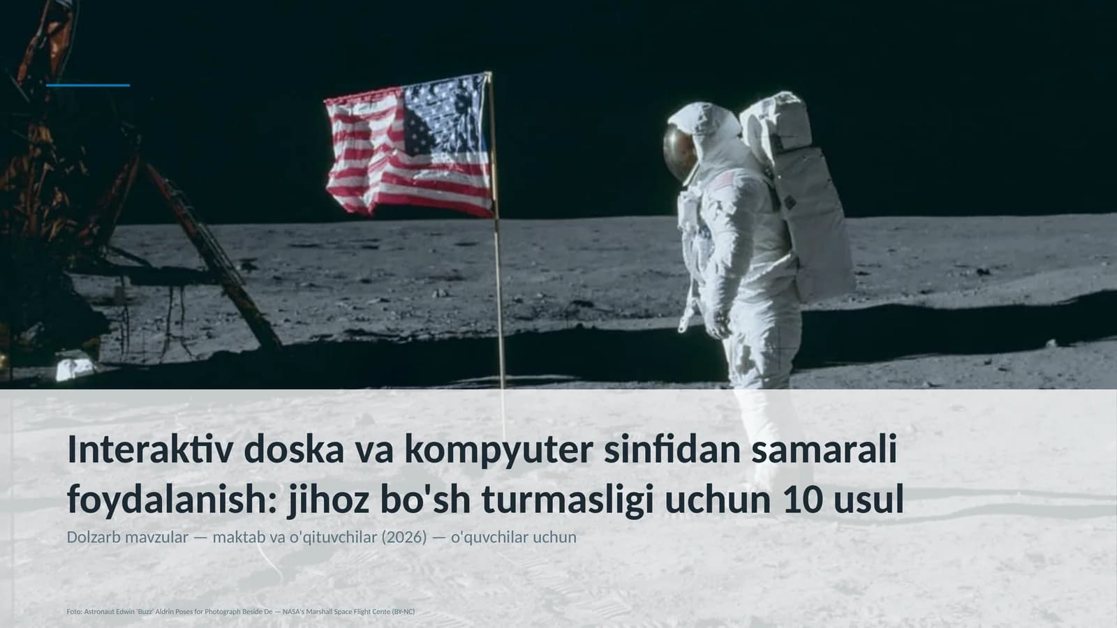 Interaktiv doska va kompyuter sinfidan samarali foydalanish: jihoz bo'sh turmasligi uchun 10 usul