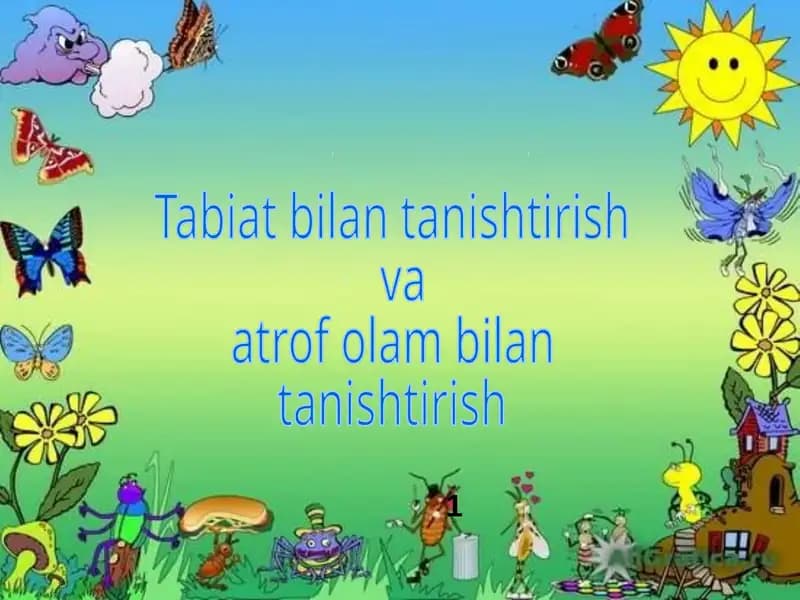 Uy hayvonlar va ularning bolalari