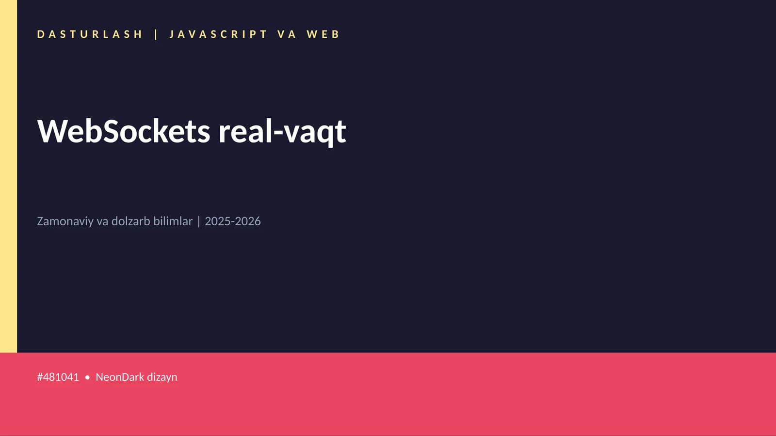 WebSockets real-vaqt