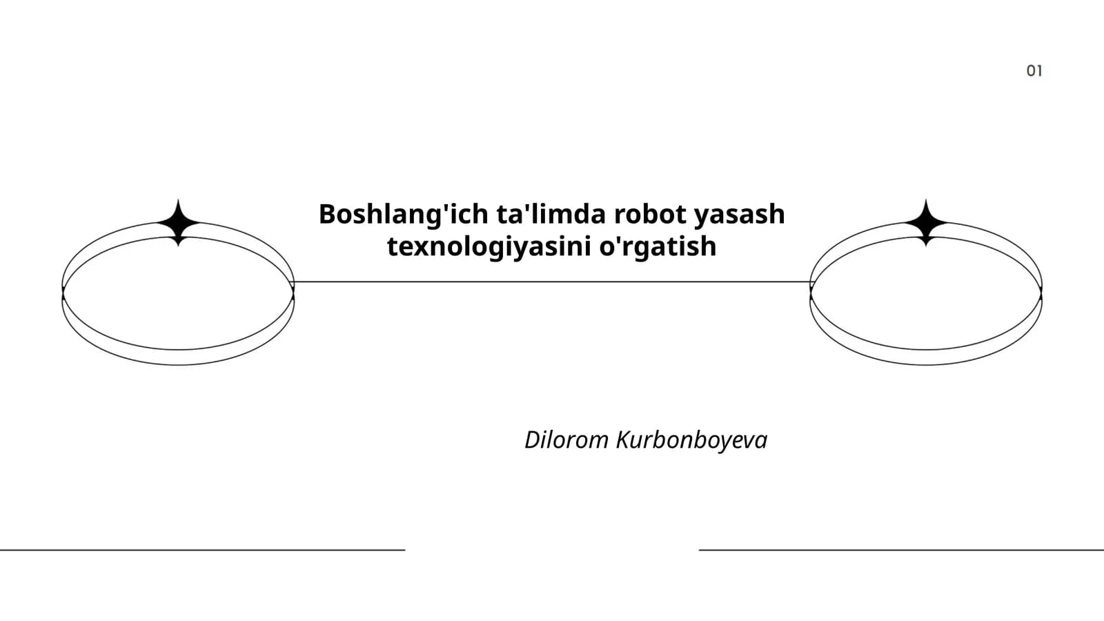 Boshlang'ich ta'limda robot yasash texnologiyasini o'rgatish