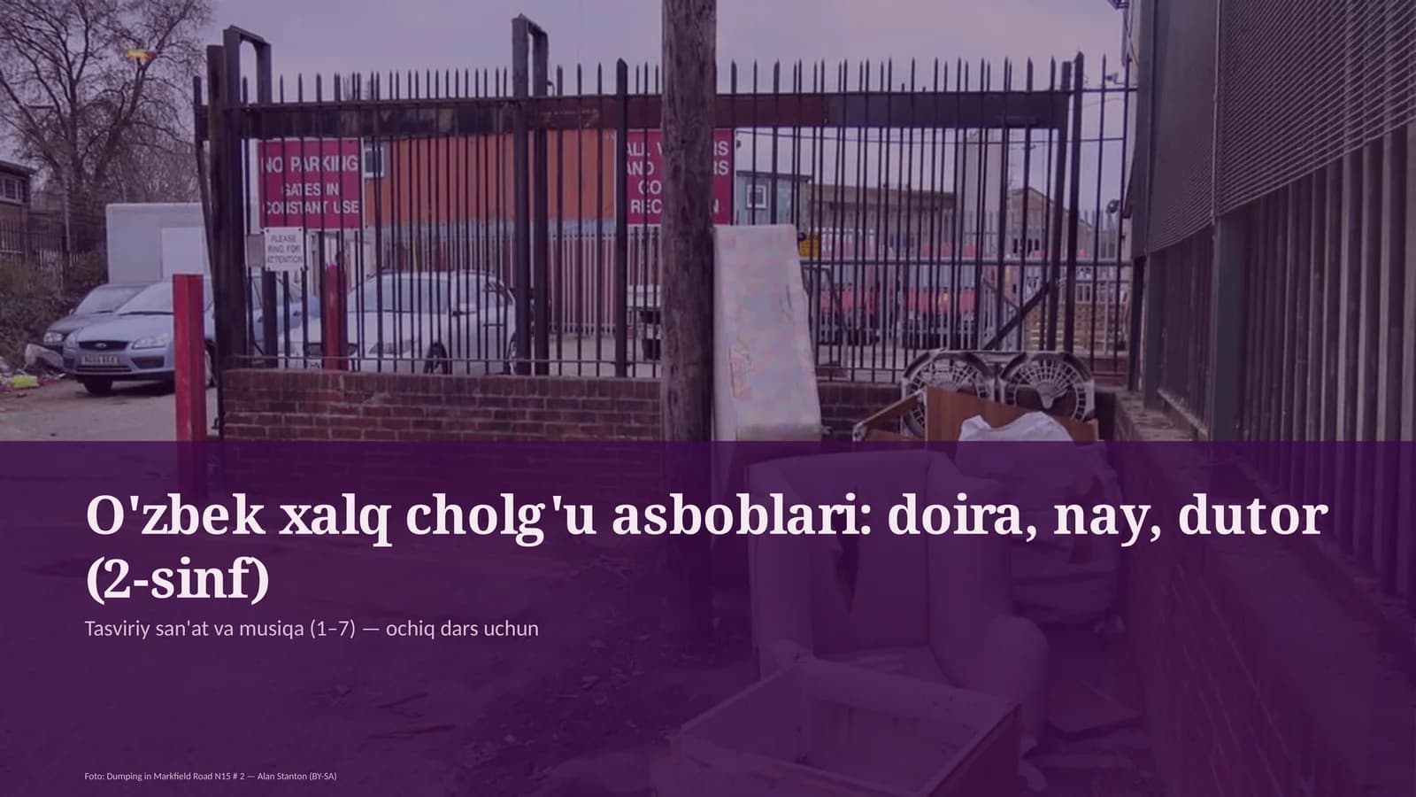 O'zbek xalq cholg'u asboblari: doira, nay, dutor (2-sinf)