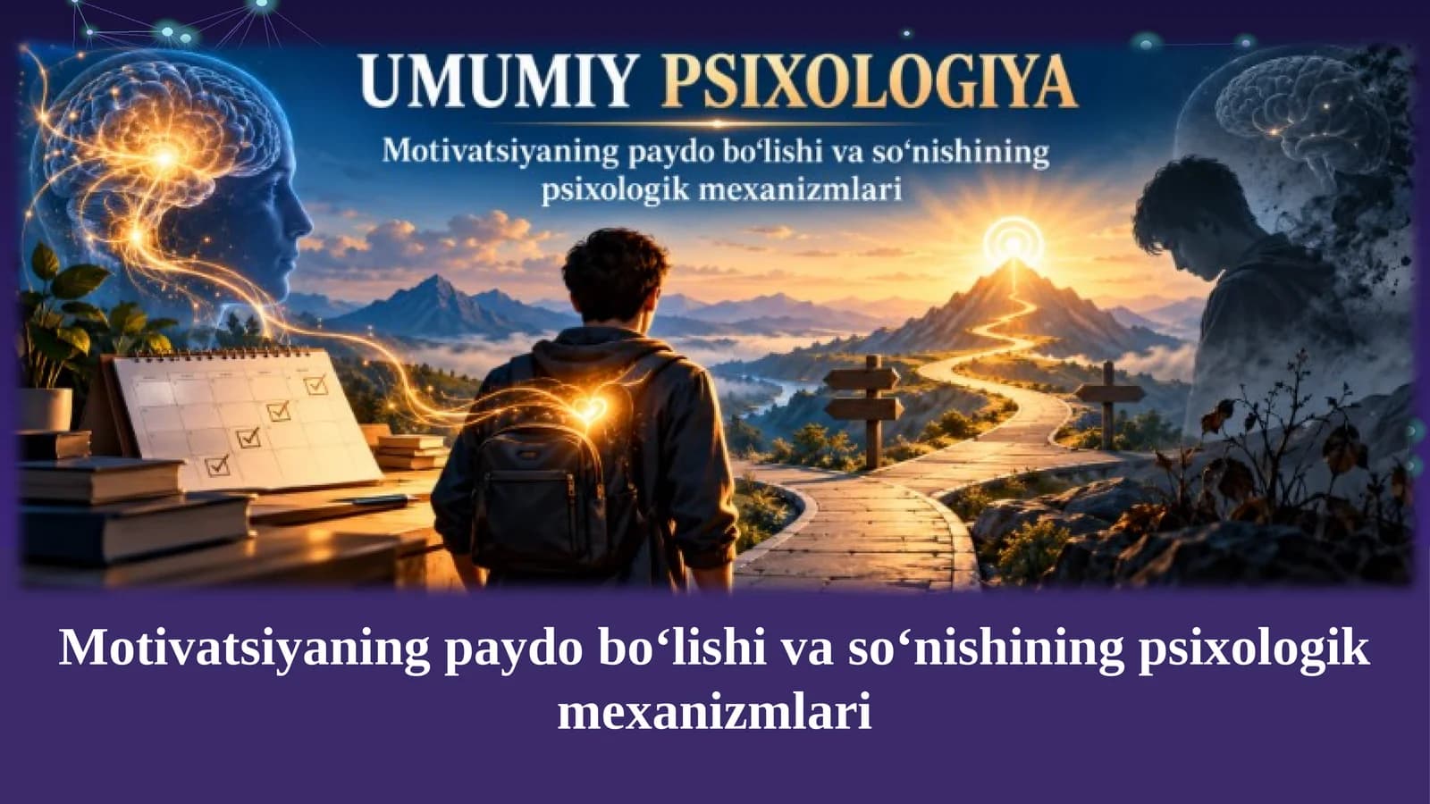 Motivatsiyaning paydo bo‘lishi va so‘nishining psixologik mexanizmlari