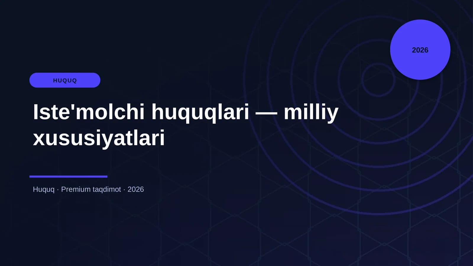 Iste'molchi huquqlari — milliy xususiyatlari