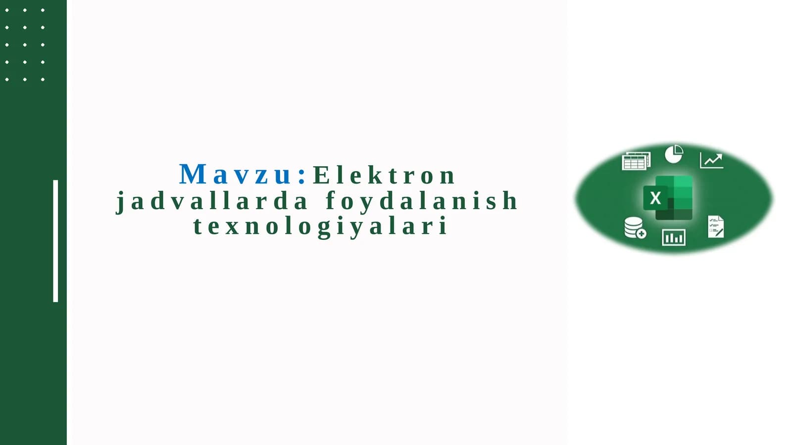 Elektronjadvalarda foydalanish texnologiyalari