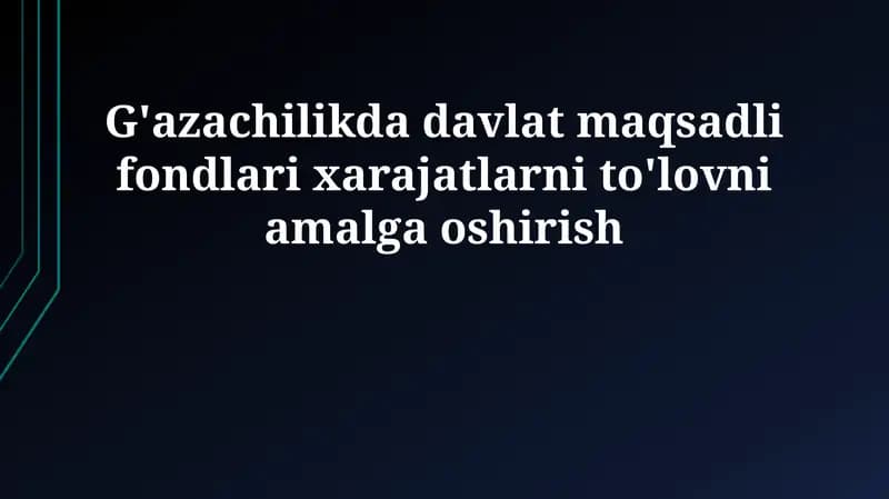 Davlat maqsadli fondlari
