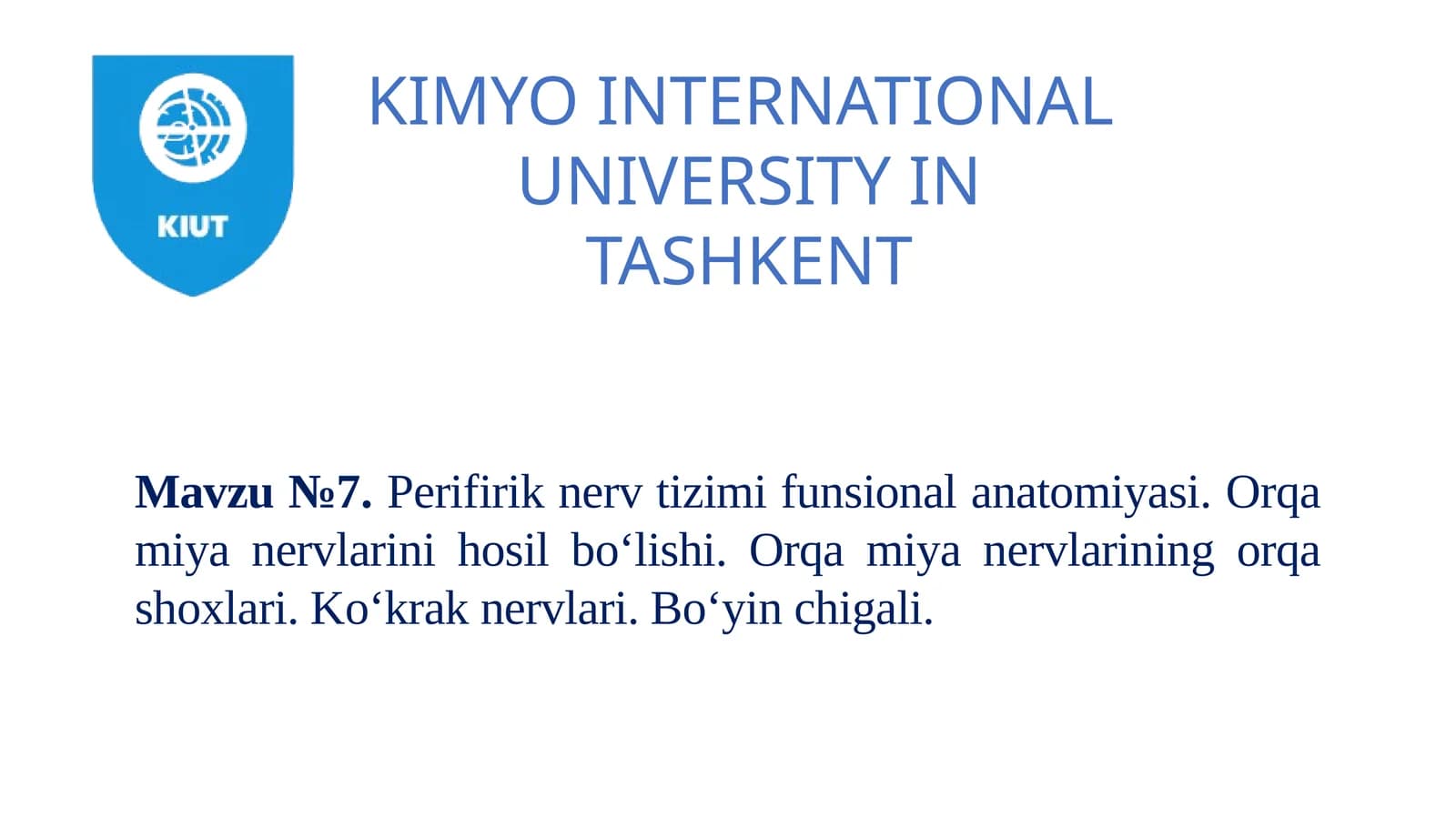 Nervtizimi