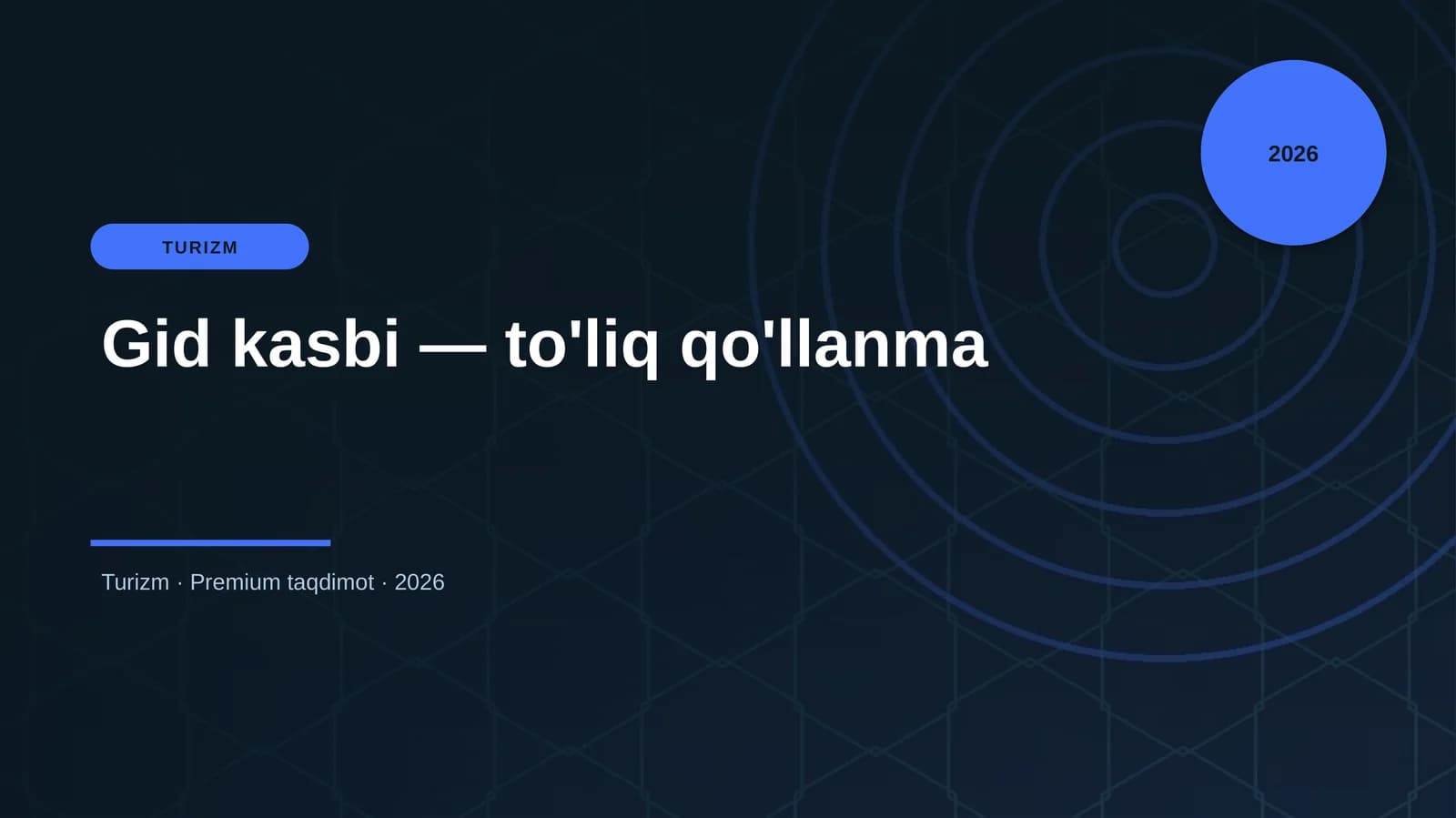 Gid kasbi — to'liq qo'llanma
