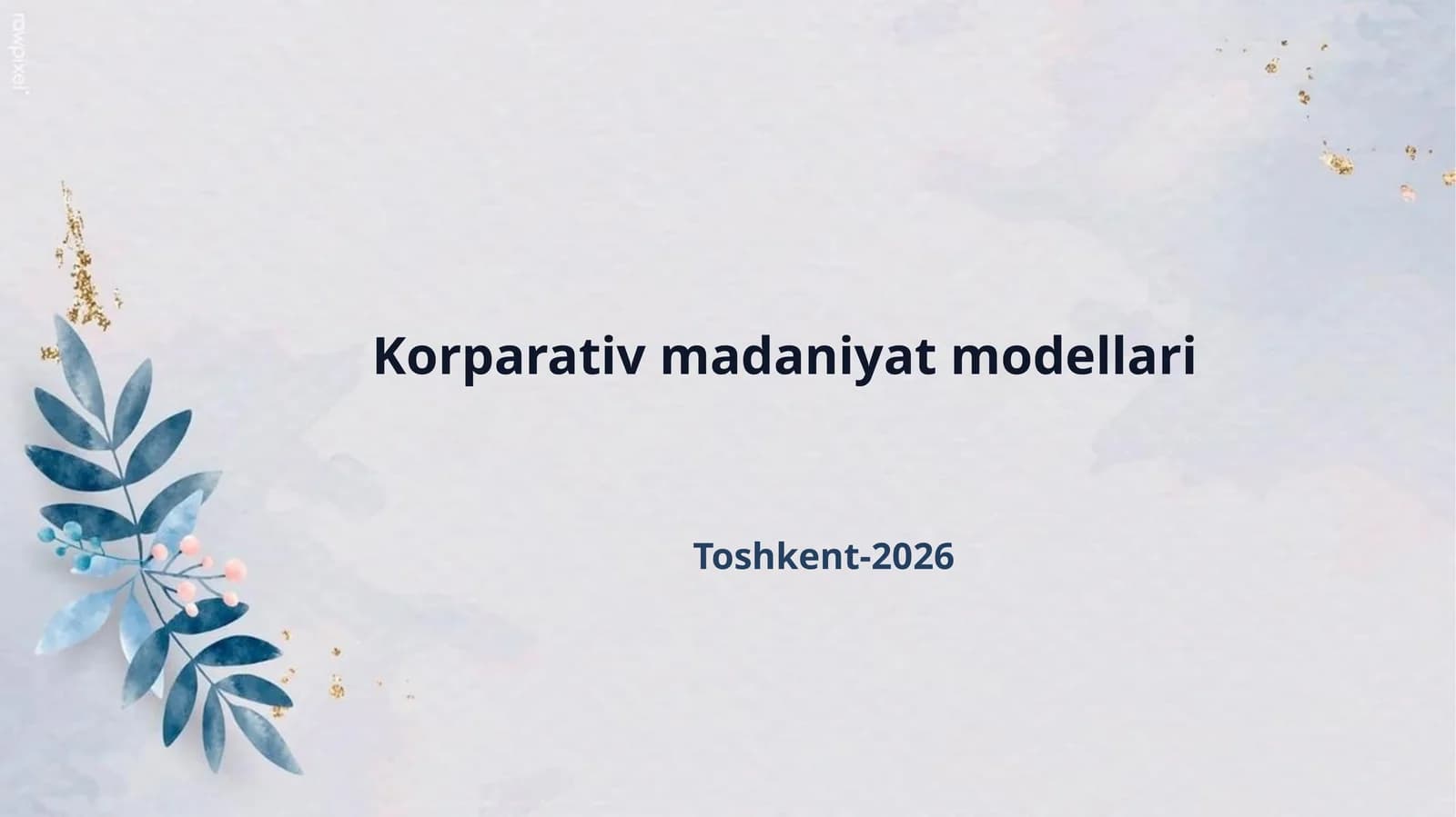 Korparativ madaniyat modellari