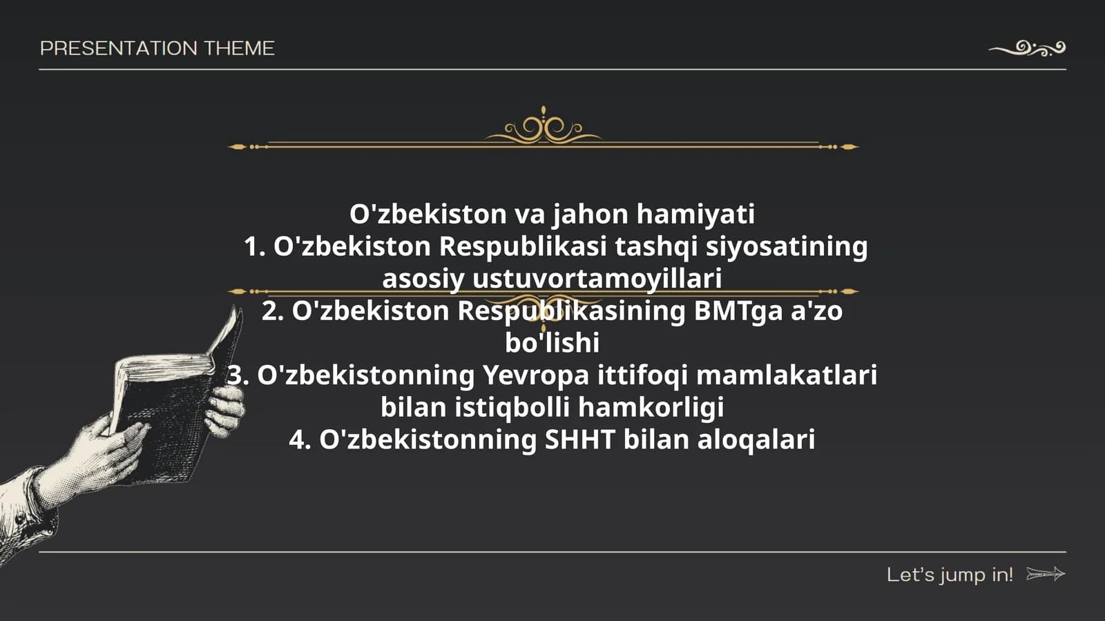 O'zbekiston va jahon hamiyati