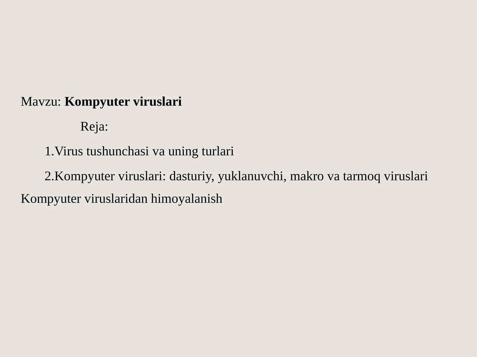 Kompyuterviruslari