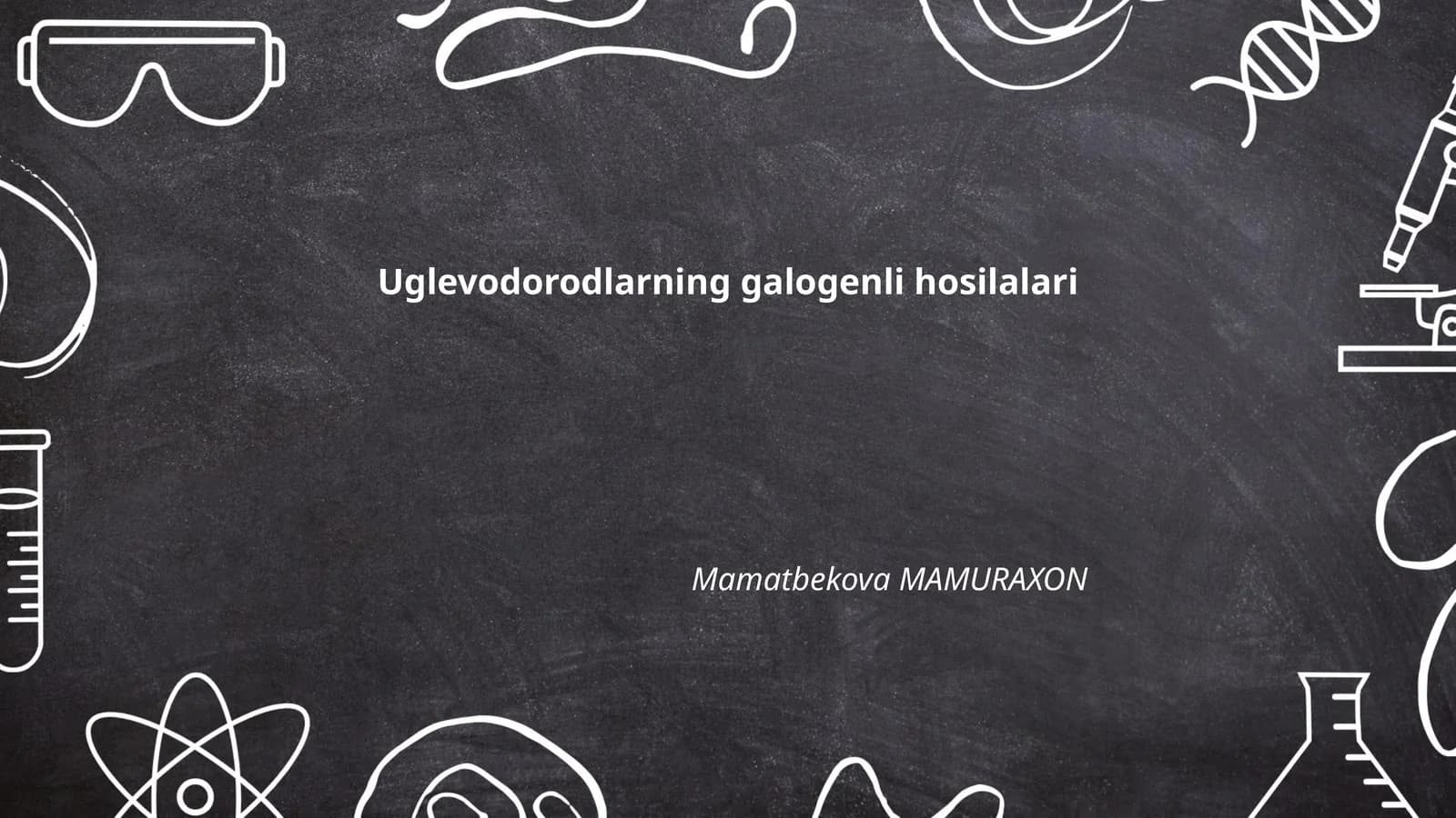 Uglevodorodlarning galogenli hosilalari
