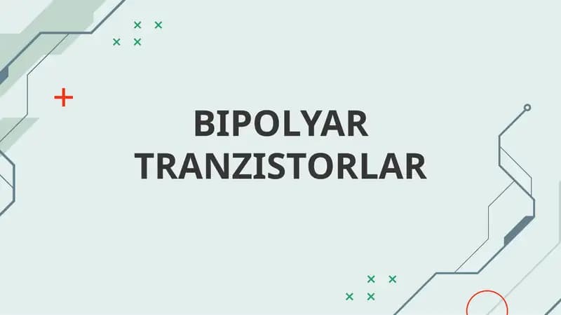Bipolyar Tranzistorlar
