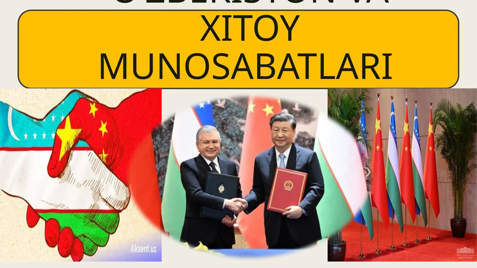 Oʼzbekiston va Xitoy munosabatlari