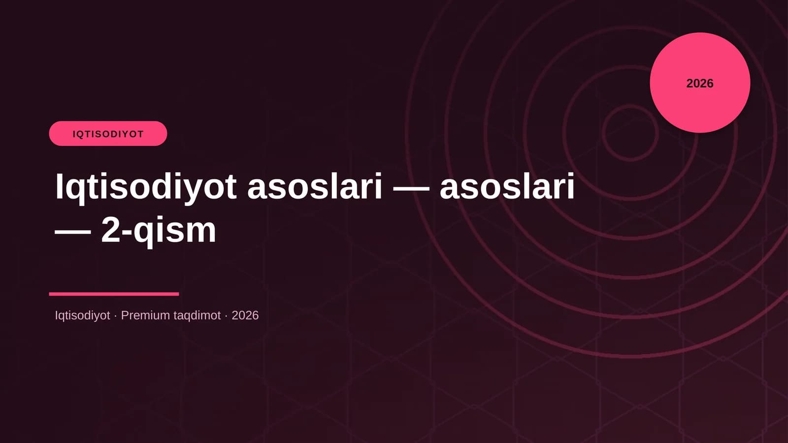 Iqtisodiyot asoslari — asoslari — 2-qism