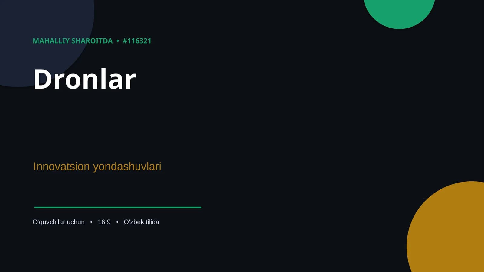 Dronlar