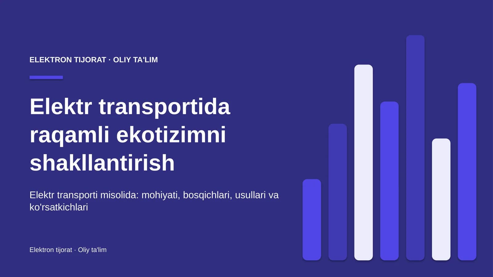 elektr transportida raqamli ekotizimni shakllantirish 2069