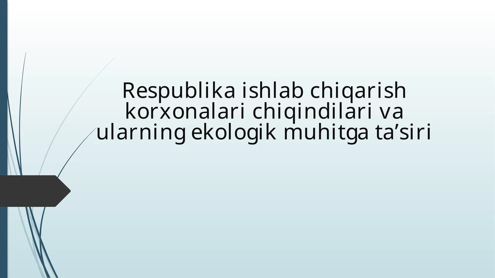 Ekologik muhit asoslari