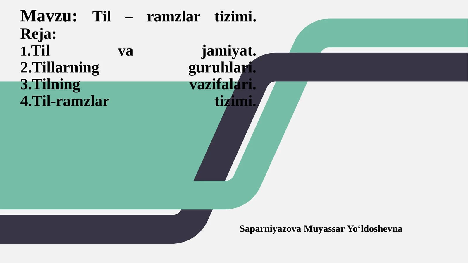 Til – ramzlar tizimi