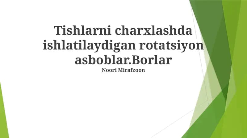 Rotatsion asboblar