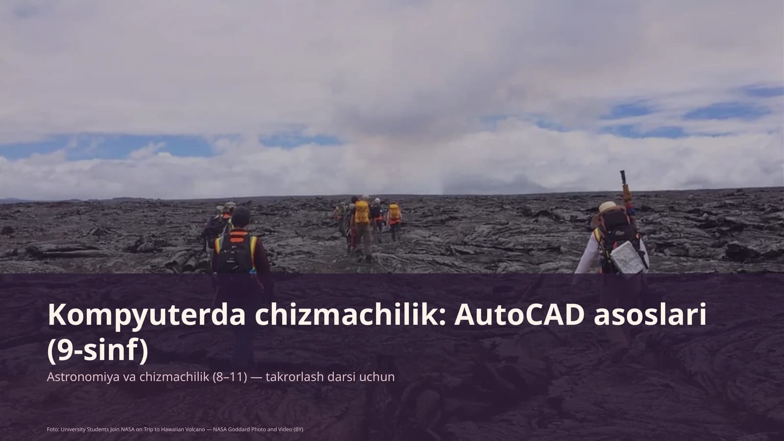 Kompyuterda chizmachilik: AutoCAD asoslari (9-sinf)