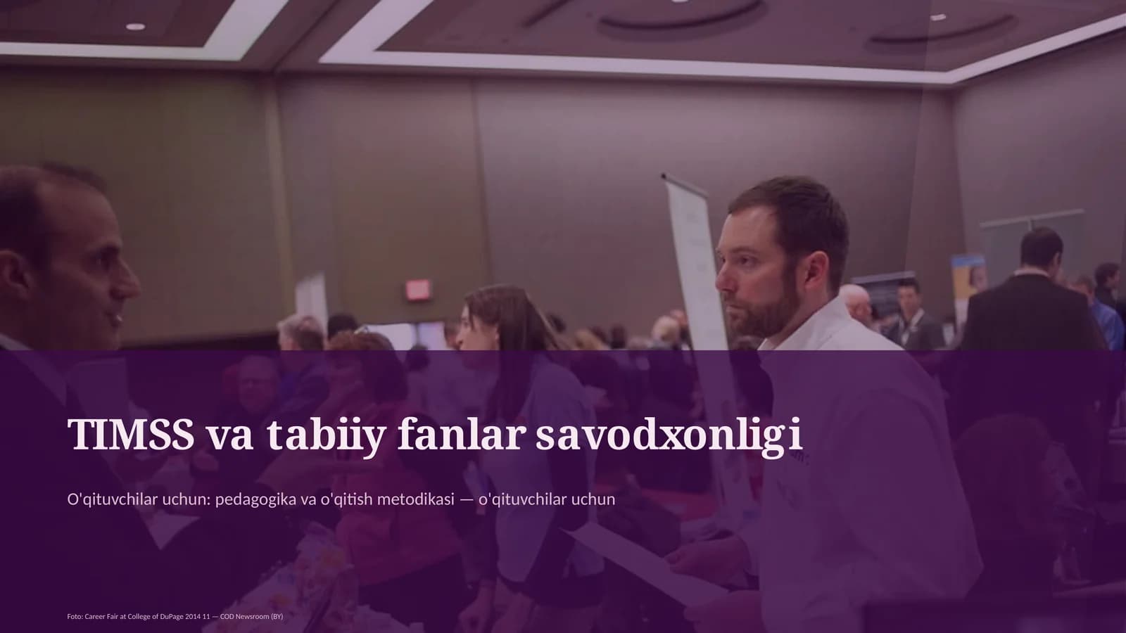 TIMSS va tabiiy fanlar savodxonligi
