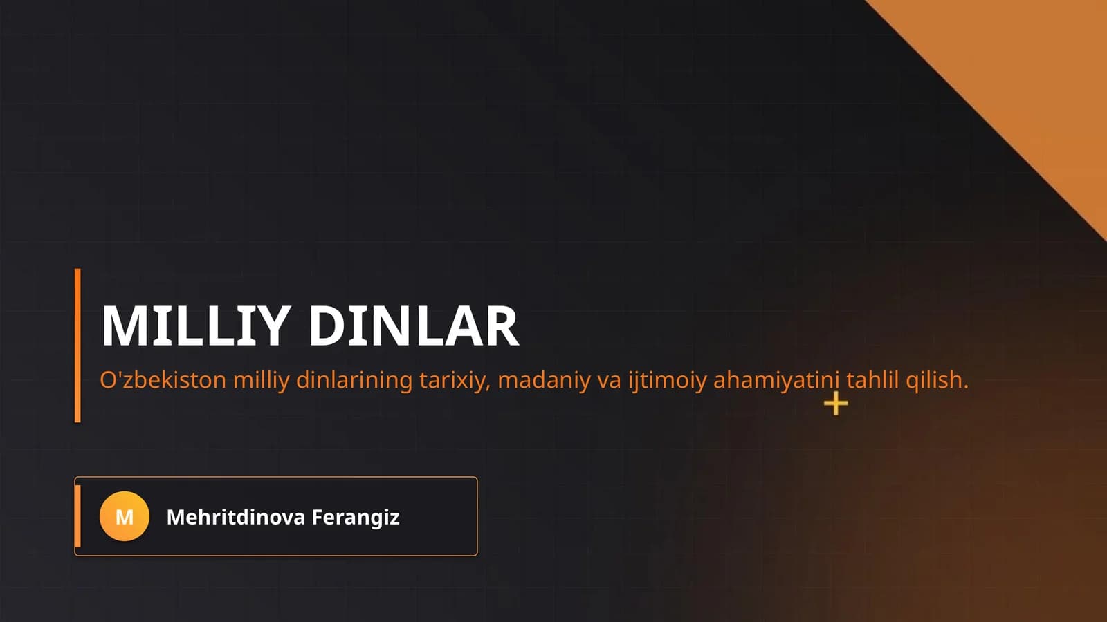Milliy dinlar