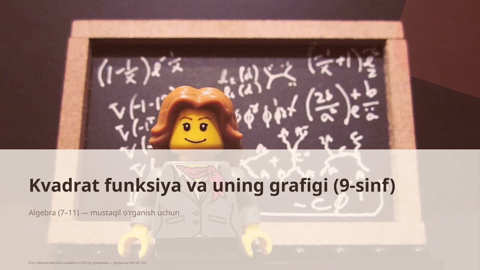 Kvadrat funksiya va uning grafigi (9-sinf)